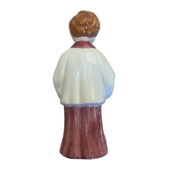 Vintage Christmas choir boy in robe with bible - Picture 2 of 6